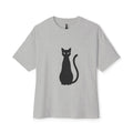 LazyInk Signature Cat Logo T-Shirt | Minimalist Black Tee